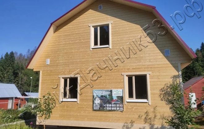 2 Каркасный дом 10х7м, 105 М², Ленинградская область, Выборгский район, СНТ Крона (4)
